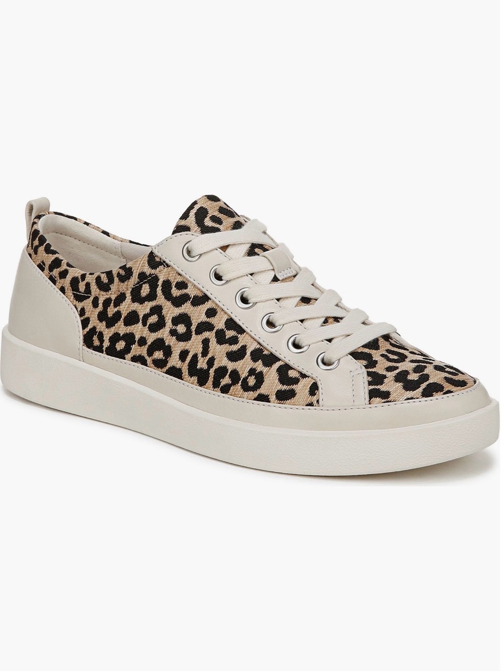 Vionic Leopard-Print Low-Top Sneakers